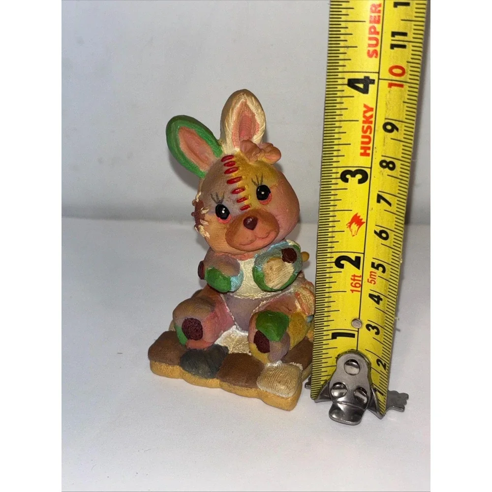 Vintage Patchwork Bunny Figurine 4
